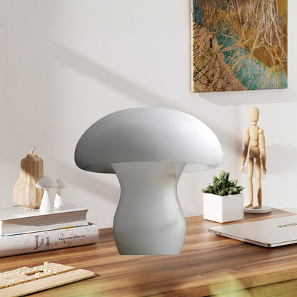 Alabaster Mushroom Modern Brass Table Lamp