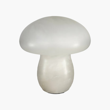 Alabaster Mushroom Modern Brass Table Lamp