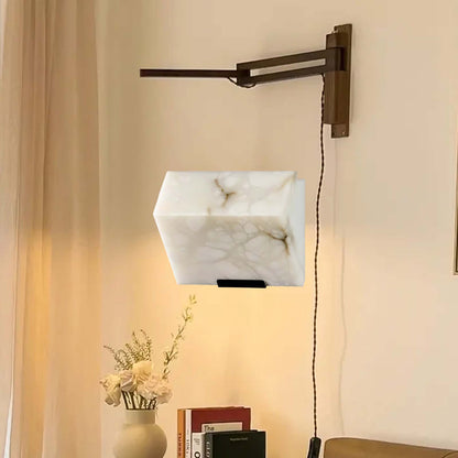 Alabaster Staircase Minimalist Metal Wall Lamp