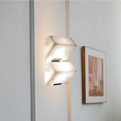 Alabaster Staircase Minimalist Metal Wall Lamp