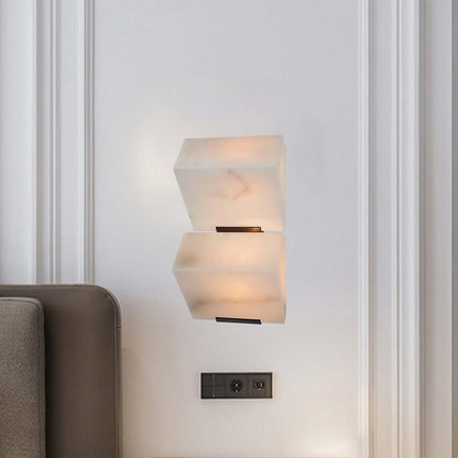 Alabaster Staircase Minimalist Metal Wall Lamp