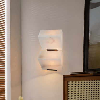 Alabaster Staircase Minimalist Metal Wall Lamp