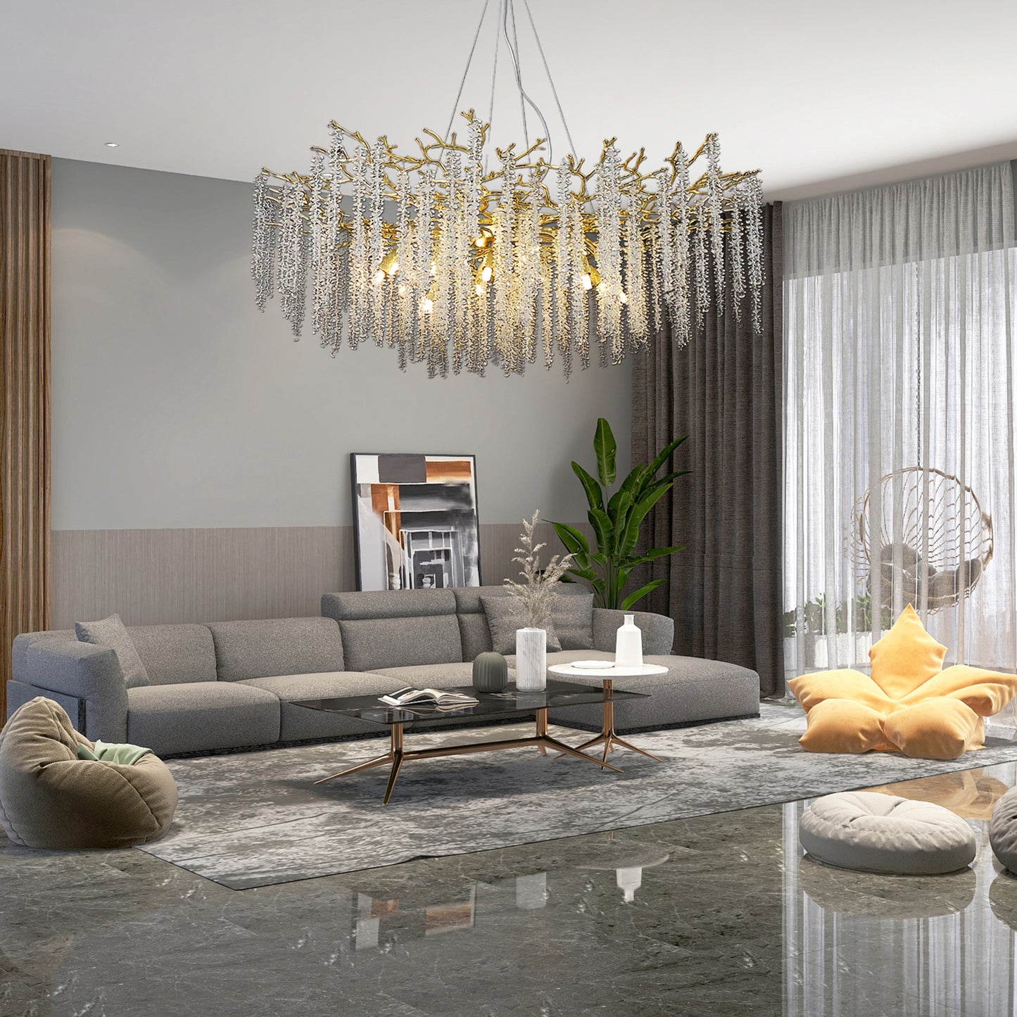 Albero Luxury Crystal Chandelier