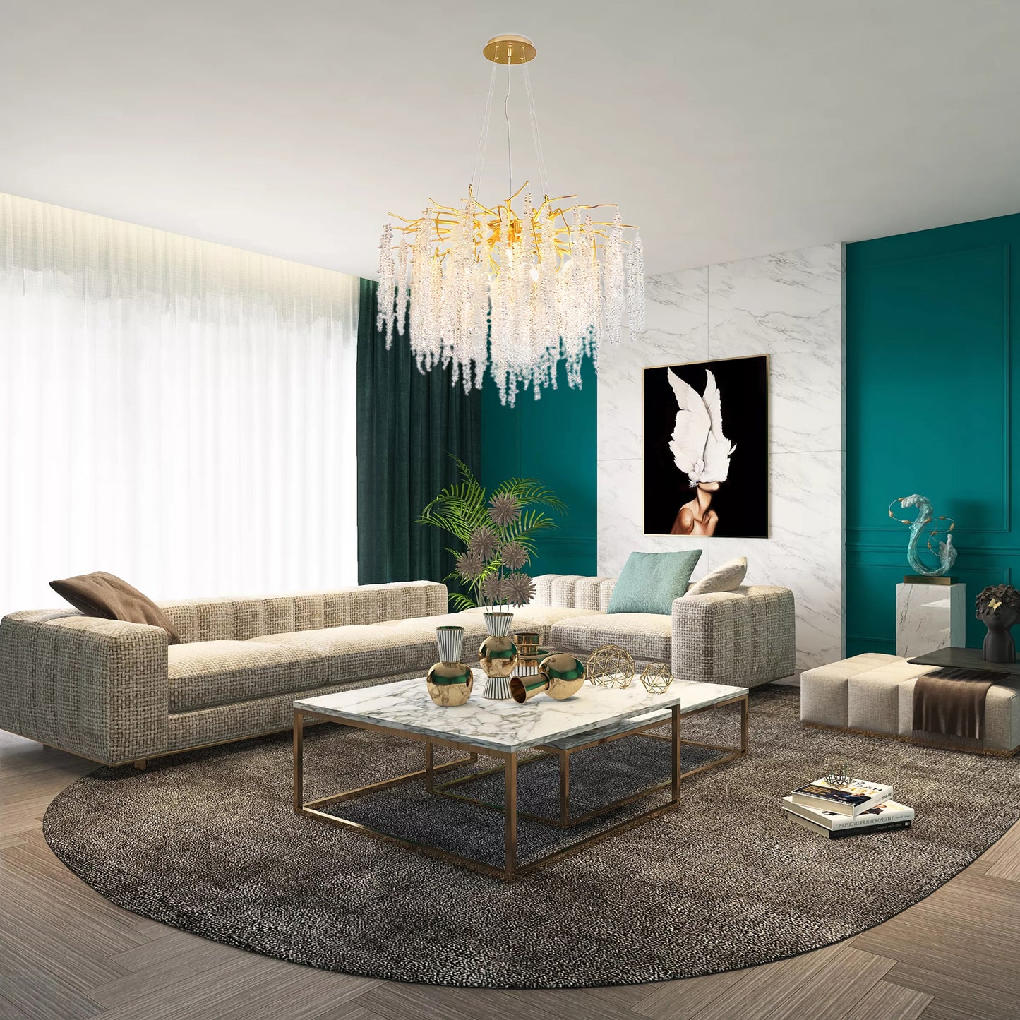 Albero Luxury Crystal Chandelier