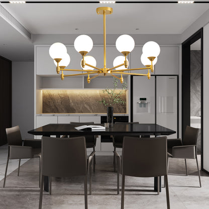 Alessio Globe Modern Crystal Chandelier