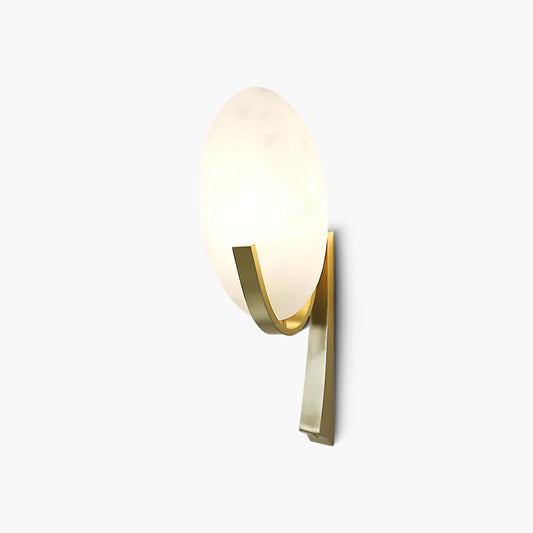 Alice Alabaster Classic Metal Wall Lamp