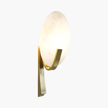 Alice Alabaster Classic Metal Wall Lamp