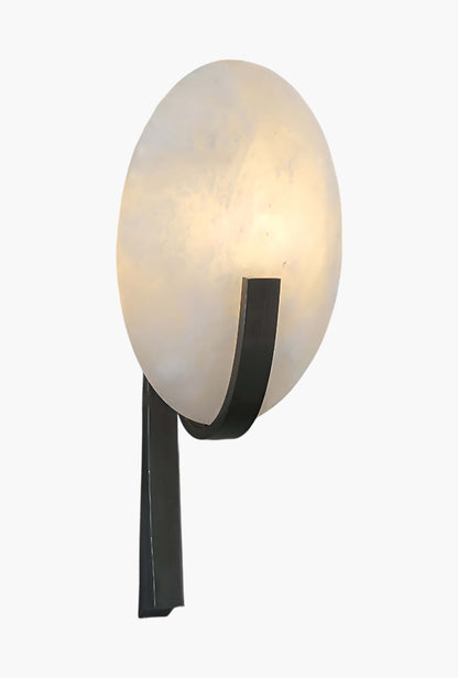 Alice Alabaster Classic Metal Wall Lamp