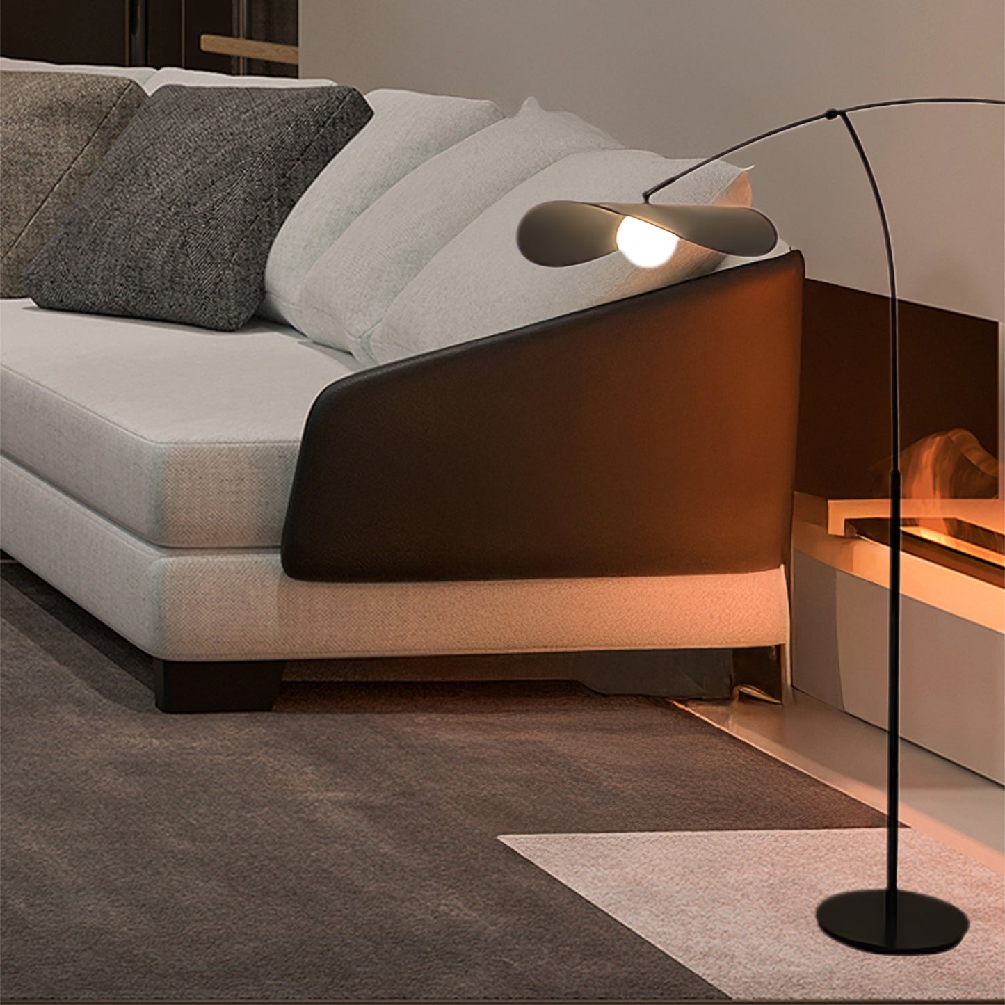 Alonso Minimalist Metal Floor Lamp