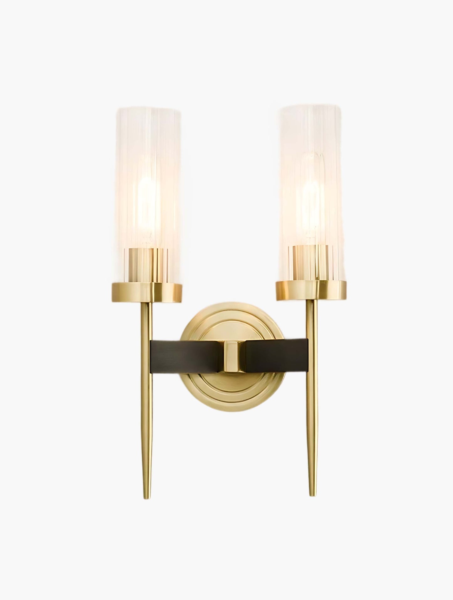 Alouette Art Deco Crystal Wall Light