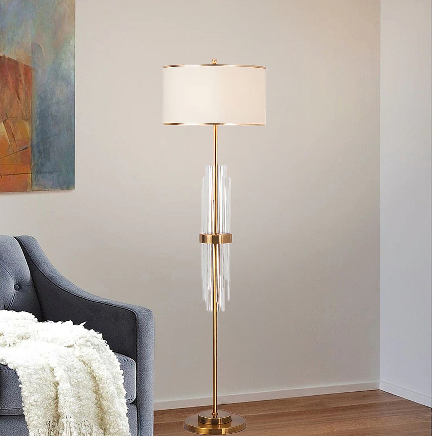 Alston Eclectic Metal Floor Lamp