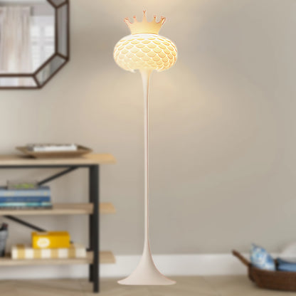 Aluvia Crown Eclectic Metal Floor Lamp