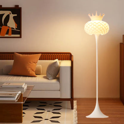 Aluvia Crown Eclectic Metal Floor Lamp