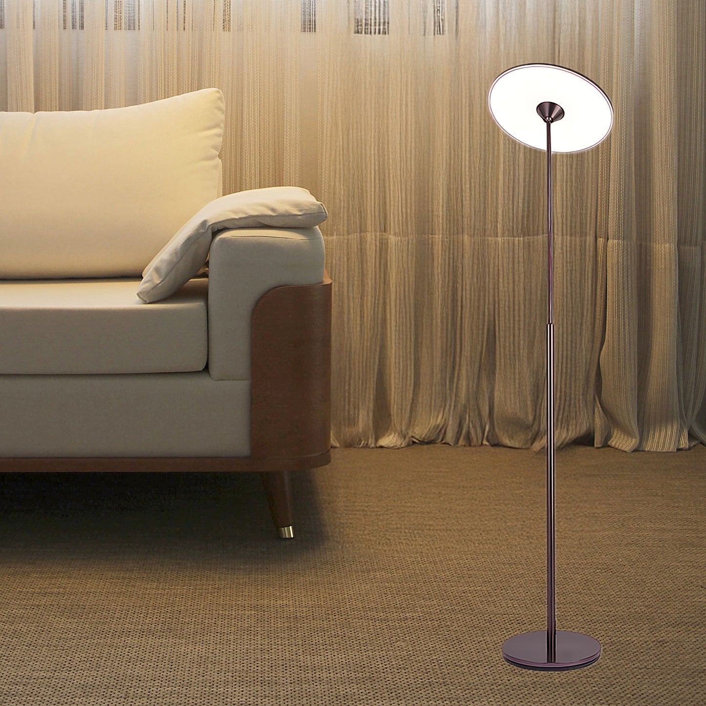 Ambra LED Modern Metal Floor Lamp