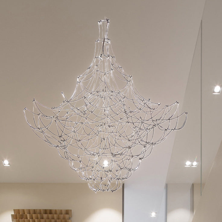 Amos Light Group Luxury Steel Chandelier