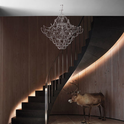 Amos Light Group Luxury Steel Chandelier