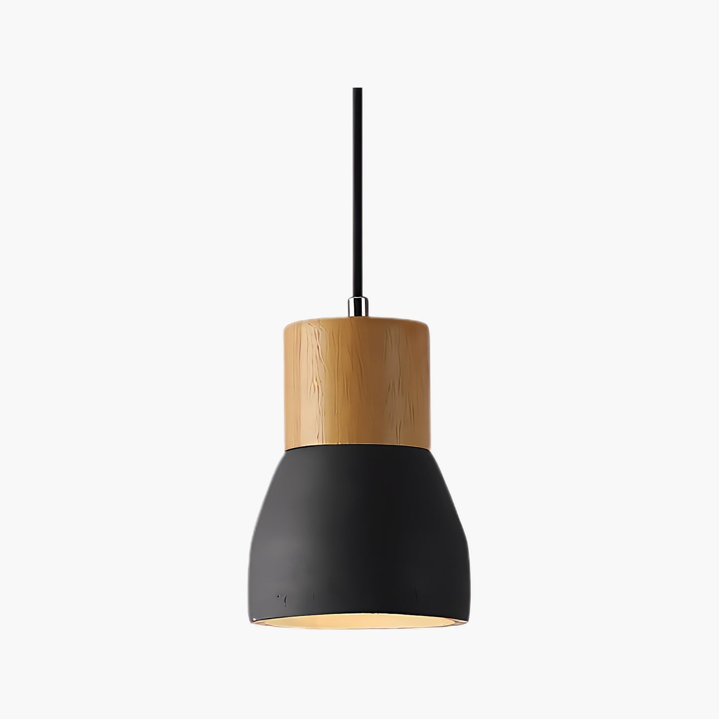 Andenon Cement Art Deco Wood Pendant Light