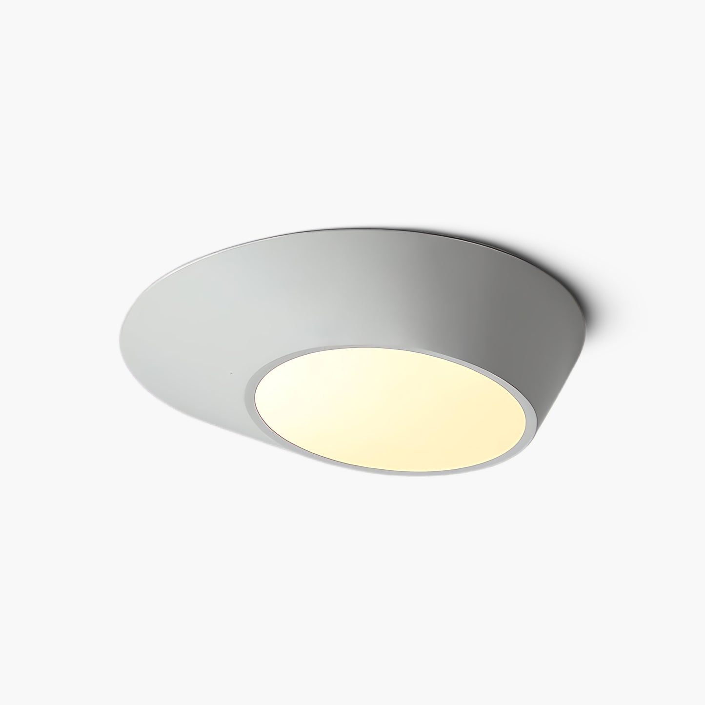 Angled Modern Metal Ceiling Light