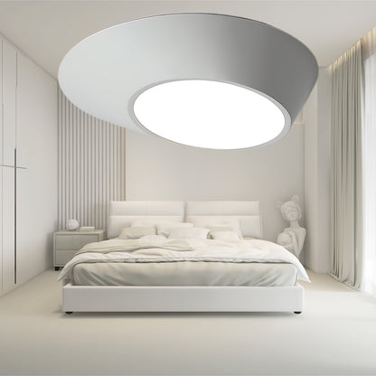 Angled Modern Metal Ceiling Light