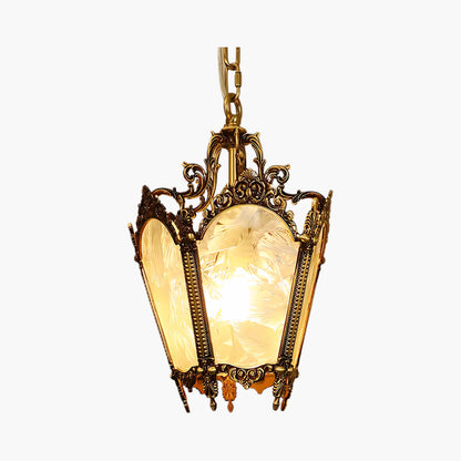 Antique Empire Vintage Crystal Pendant Lamp