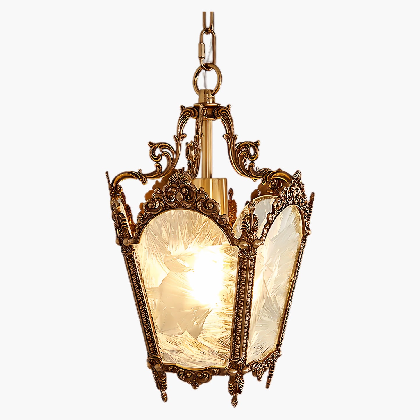 Antique Empire Vintage Crystal Pendant Lamp