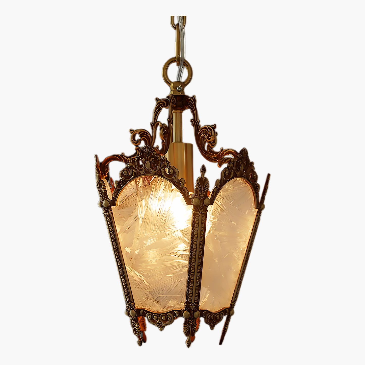 Antique Empire Vintage Crystal Pendant Lamp