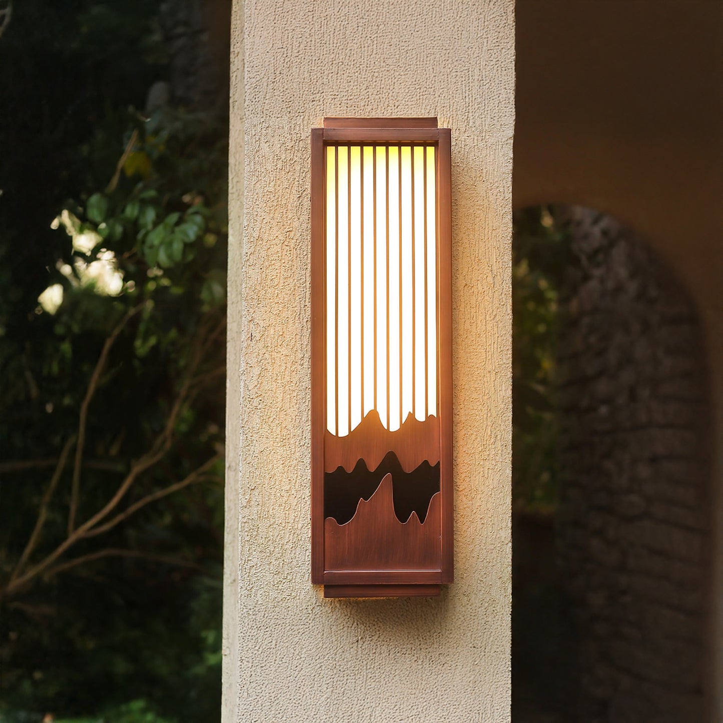 Anvia Outdoor Minimalist Steel Wall Light