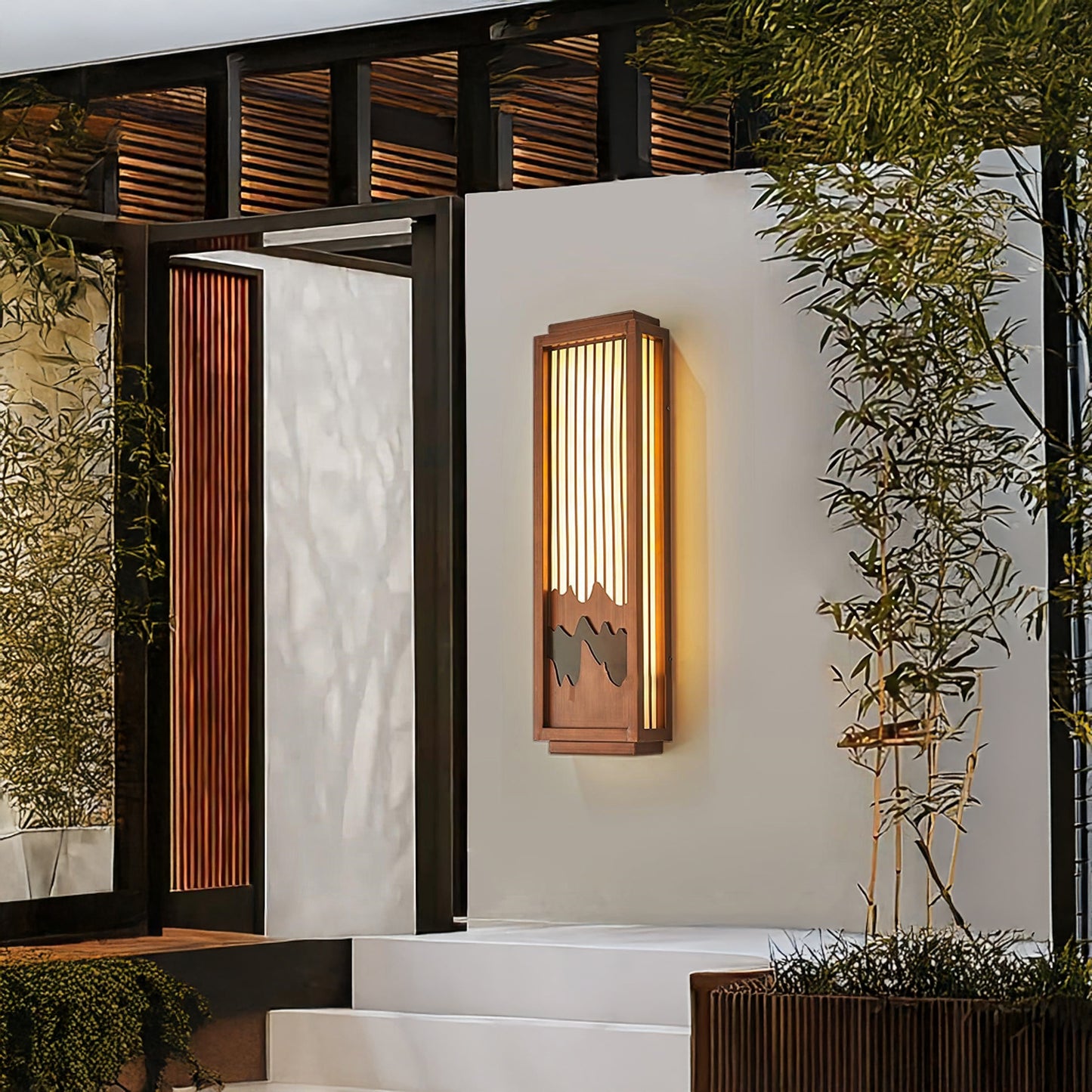 Anvia Outdoor Minimalist Steel Wall Light