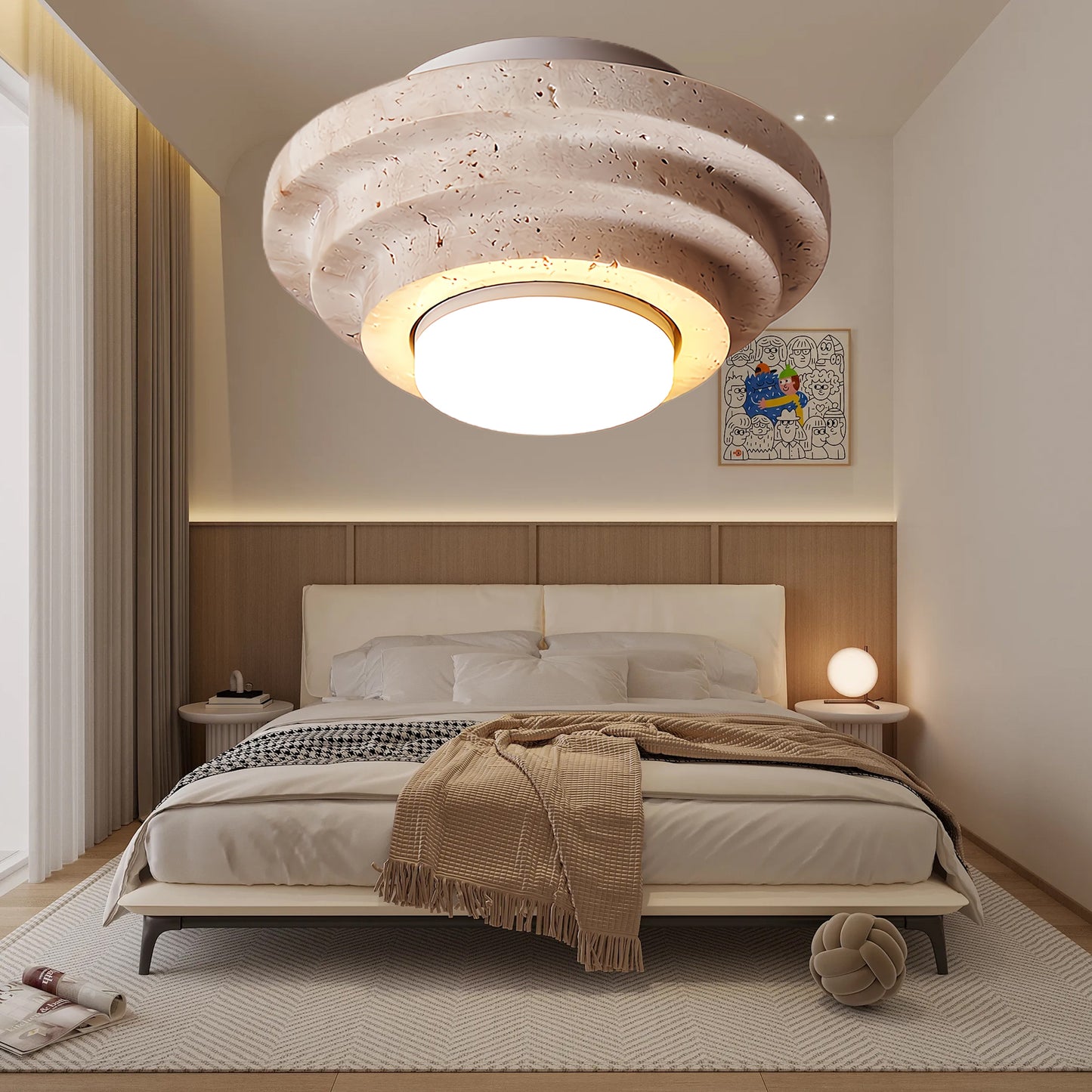 Aperture Eclectic Metal Ceiling Lamp