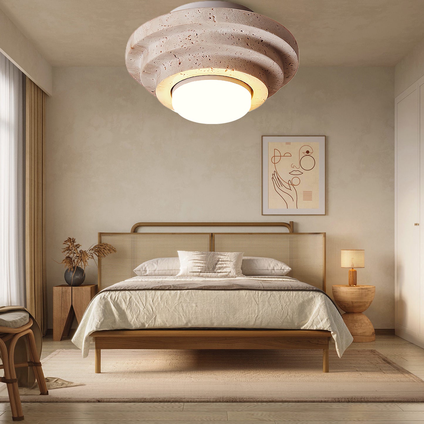 Aperture Eclectic Metal Ceiling Lamp