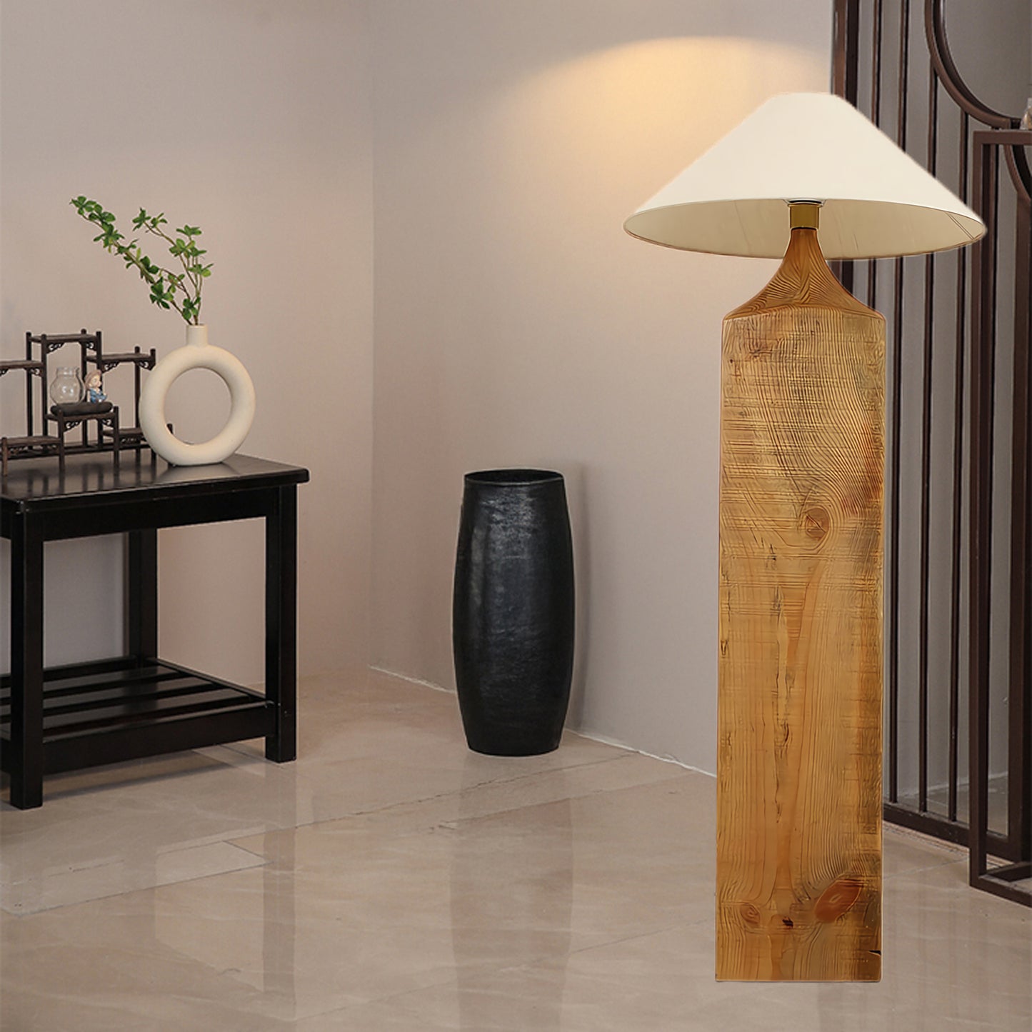 Arboreal Whisper Modern Metal Floor Lamp