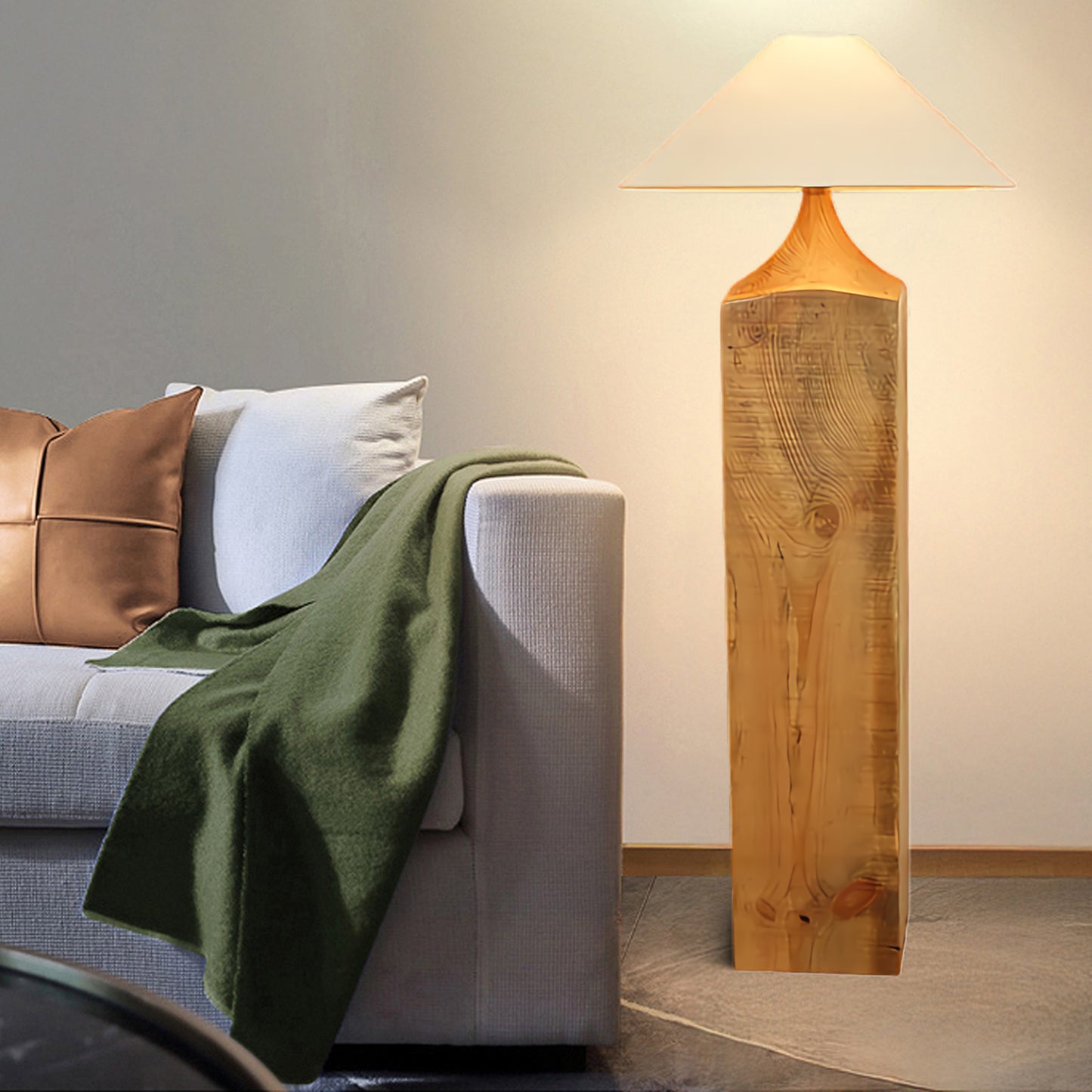 Arboreal Whisper Modern Metal Floor Lamp