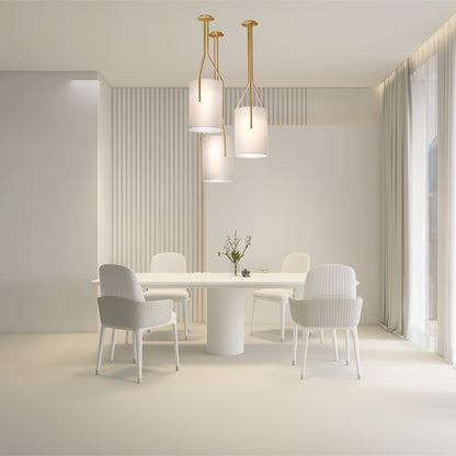 Arborescence Minimalist Metal Chandelier