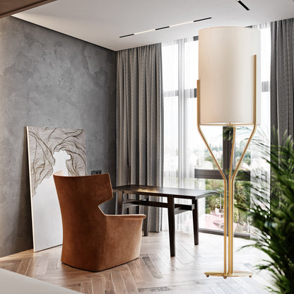 Arborescence Minimalist Metal Floor Lamp