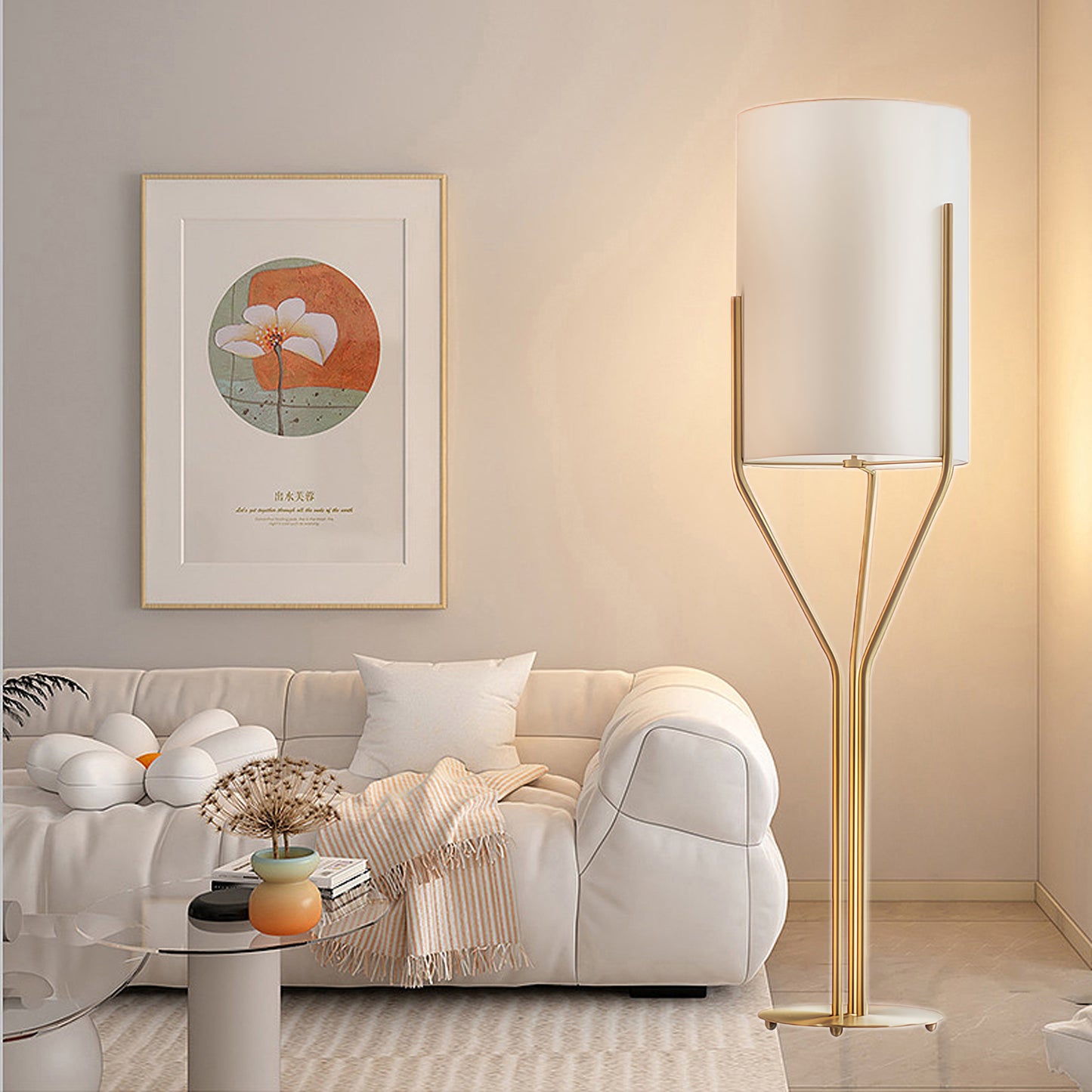 Arborescence Minimalist Metal Floor Lamp