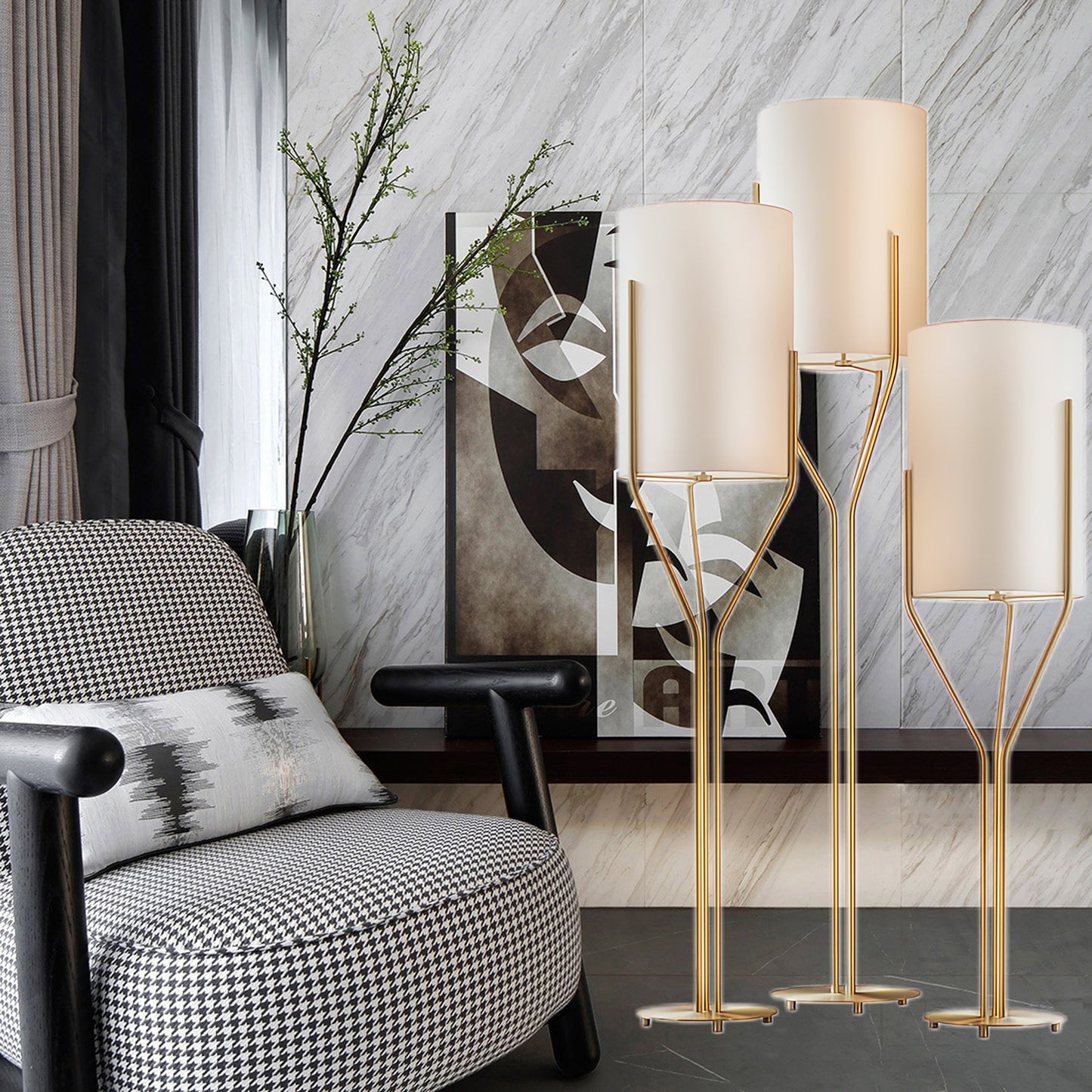 Arborescence Minimalist Metal Floor Lamp