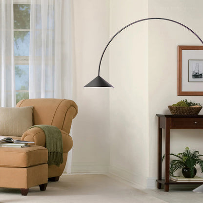 Arc Out Traditional Aluminum Floor Lamp