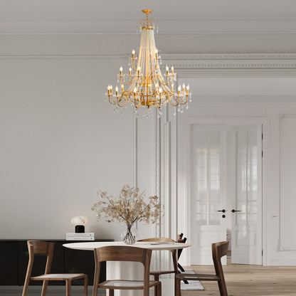 Arcadia Gold Traditional Metal Chandelier