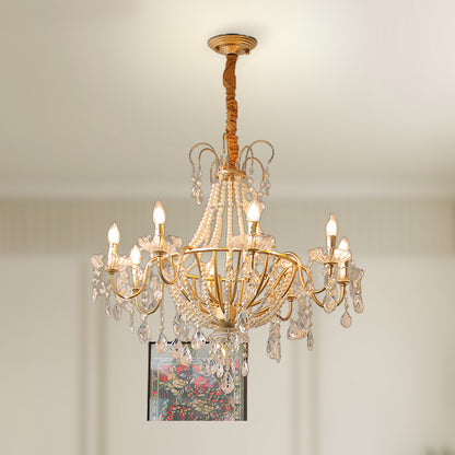 Arcadia Gold Traditional Metal Chandelier