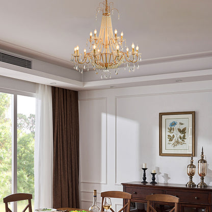 Arcadia Gold Traditional Metal Chandelier