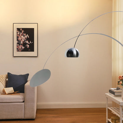 Arcadia Luxe Modern Steel Floor Lamp