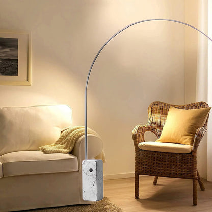 Arcadia Luxe Modern Steel Floor Lamp