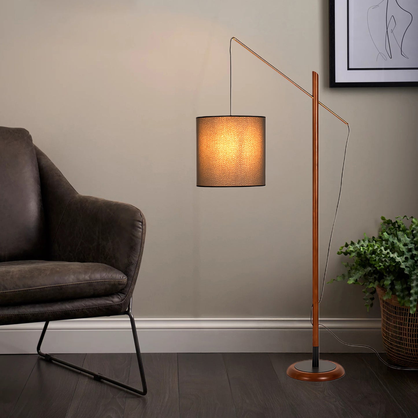 Archer Modern Metal Floor Lamp