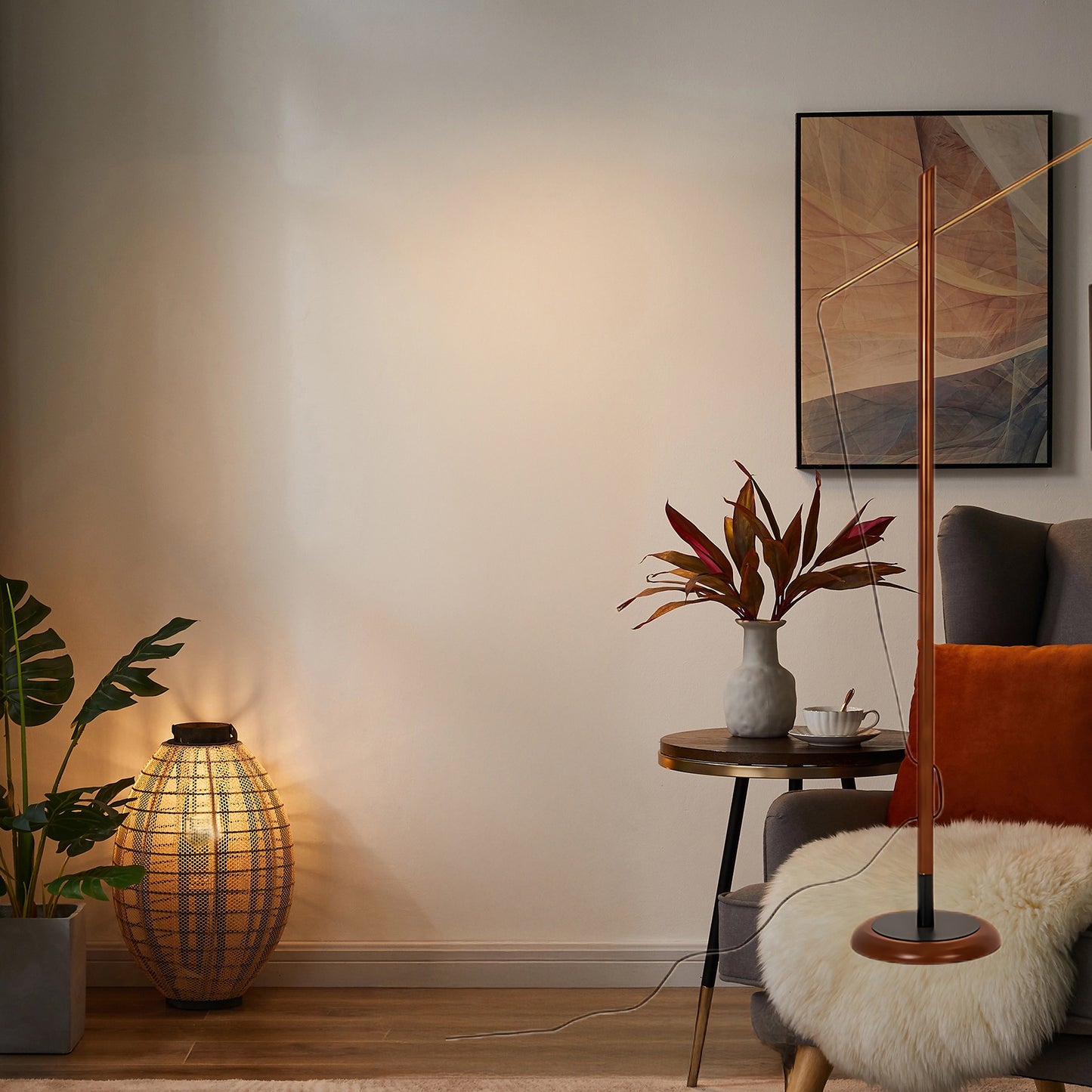 Archer Modern Metal Floor Lamp