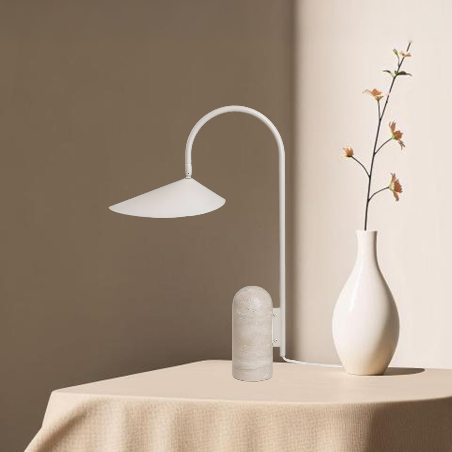 Arum Eclectic Metal Table Lamp