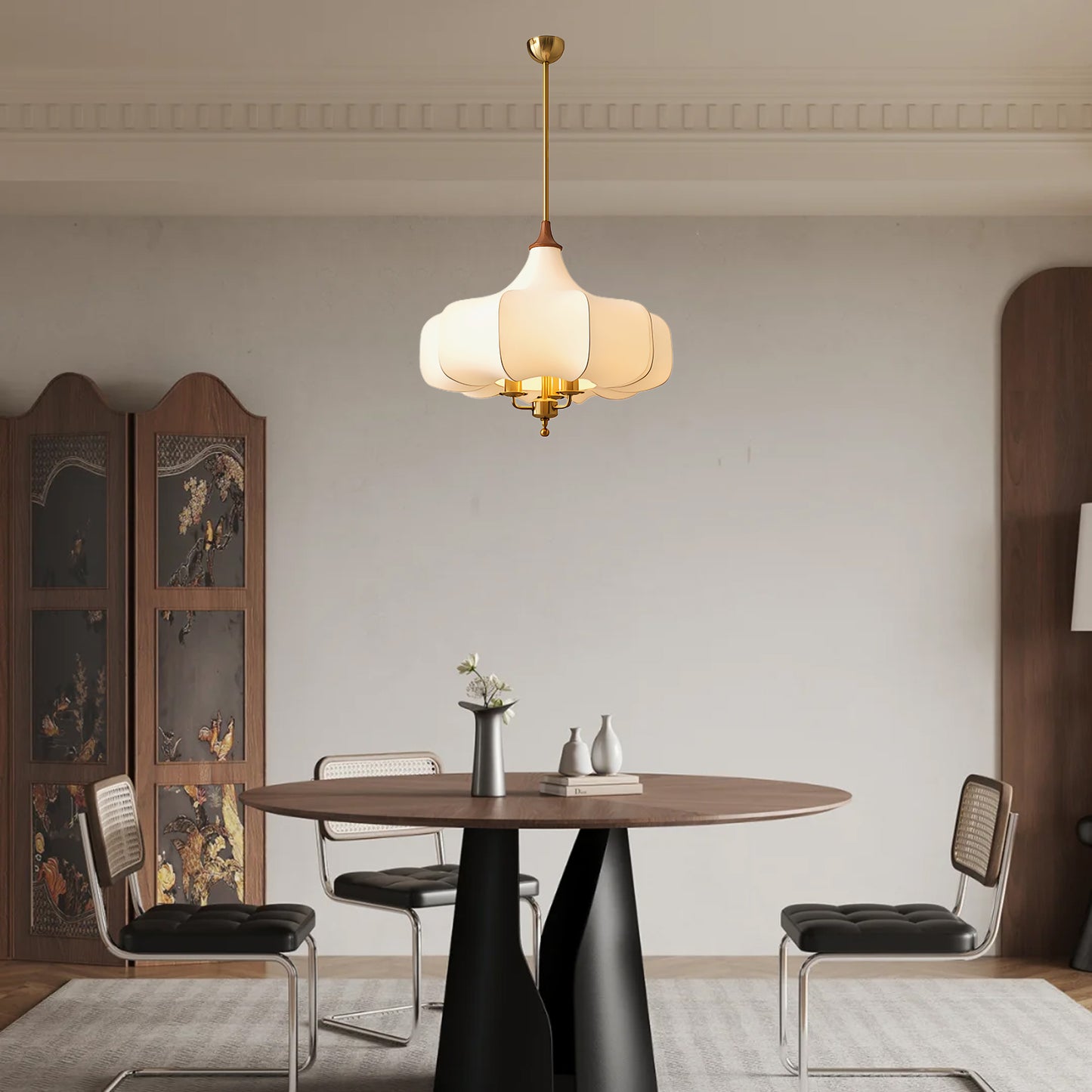 Aurora Bloom Eclectic Metal Pendant Light