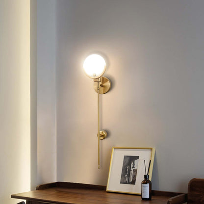 Ava Modern Brass Wall Lamp