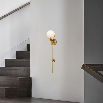 Ava Modern Brass Wall Lamp