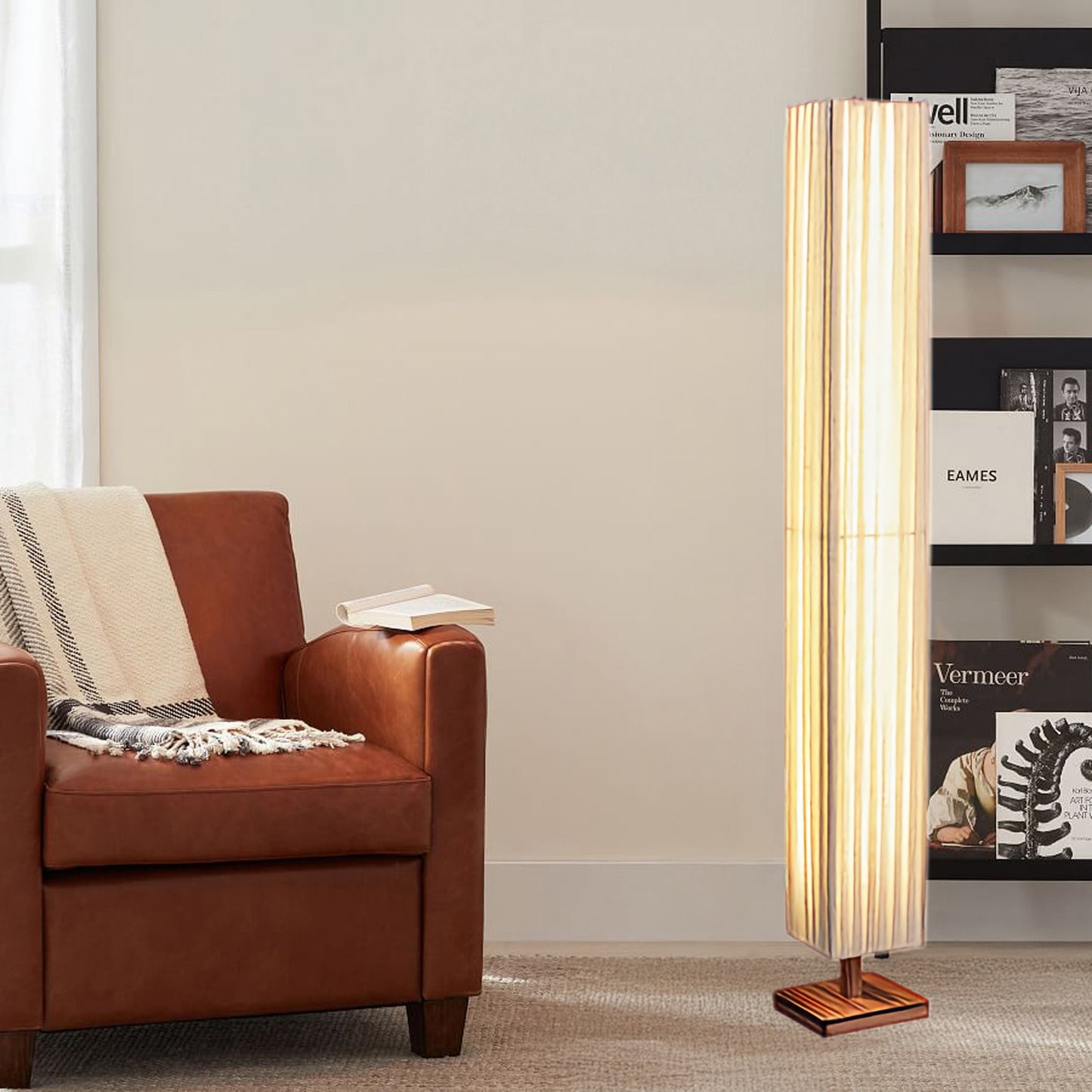 Bailey Luxury Wood Floor Lamp