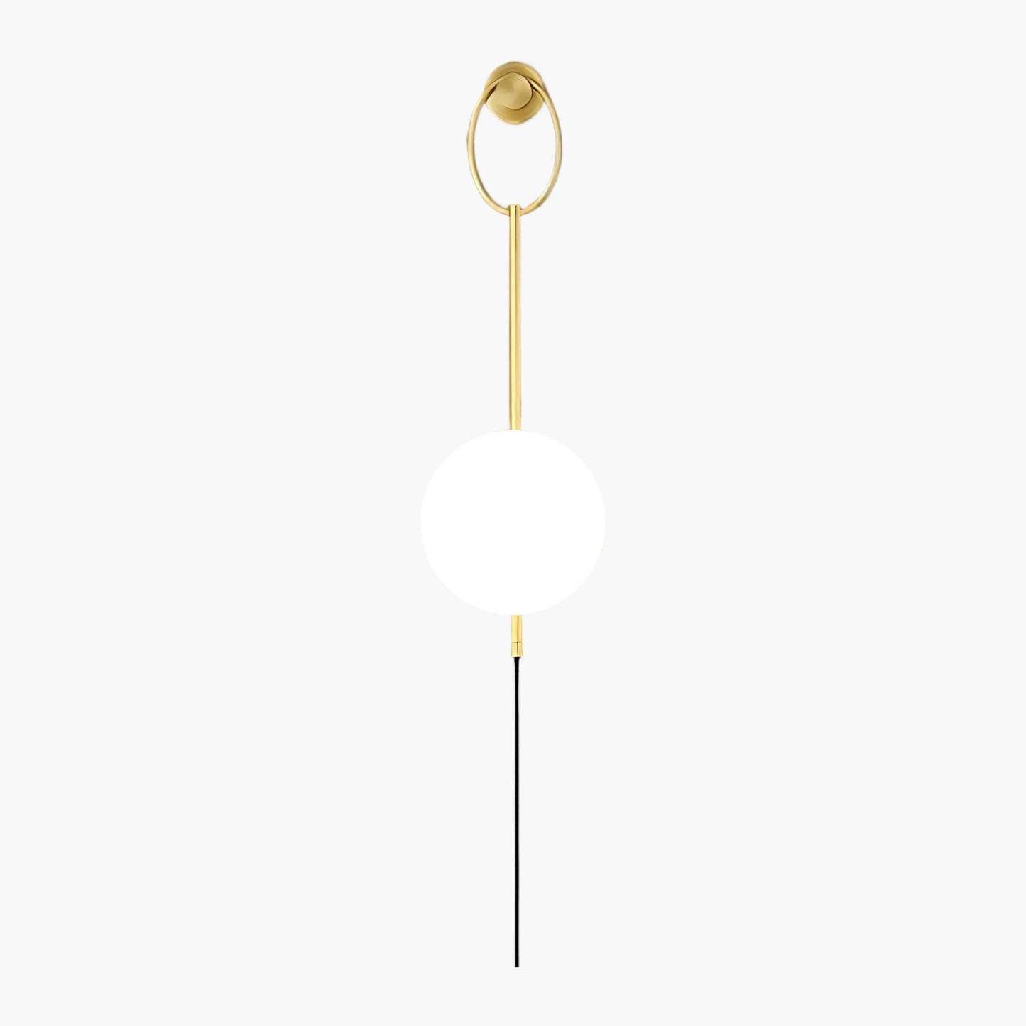 Ballon Brass Minimalist Crystal Wall Lamp